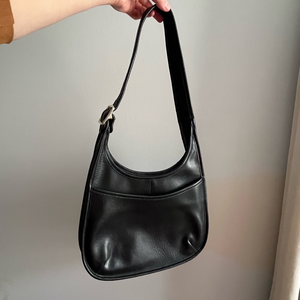 Black hobo bag